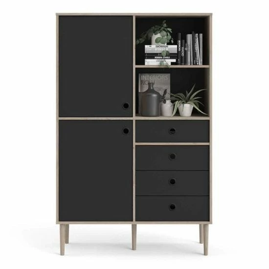 Rome Bookcase With 2 Doors And 4 Drawers 10 Rome Bookcase With 2 Doors And 4 Drawers - Image 8