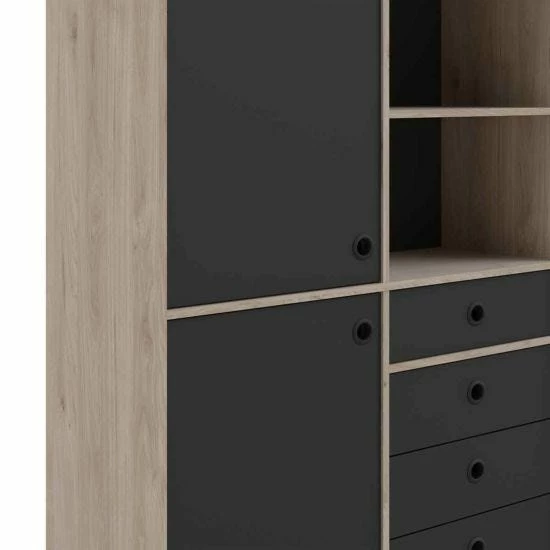Rome Bookcase With 2 Doors And 4 Drawers 11 Rome Bookcase With 2 Doors And 4 Drawers - Image 9