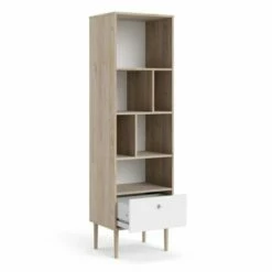 Rome Bookcase With 1 Drawer -office furniture shop 1032000335 4