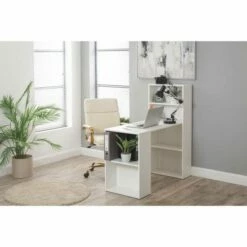 Whitby Desk With Shelves In White 16 Whitby Desk With Shelves In White -office furniture shop 1032000704 25
