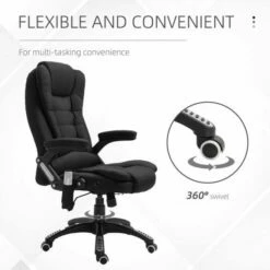 Vinsetto Reclining Office Chair With Heating Massage Points 16 Vinsetto Reclining Office Chair With Heating Massage Points -office furniture shop 1032000773 7