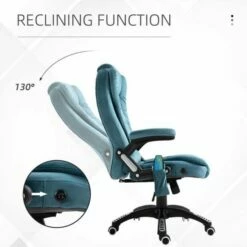 Vinsetto Reclining Office Chair With Heating Massage Points -office furniture shop 1032000774 5