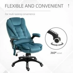Vinsetto Reclining Office Chair With Heating Massage Points -office furniture shop 1032000774 7