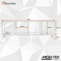 X Rocker Mesh Tek 4 Cube Storage Unit -office furniture shop 1061000104 6 1
