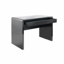 Luxor Gloss Workstation/Desk With Hidden Drawer Black -office furniture shop 1062056035 2