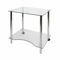 Teknik Office Crystal Glass Workstation Space Saving -office furniture shop 1062056046