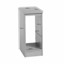 R White Computer Tower Storage White