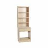 R White Printer Desk Unit With Overshelving 2 R White Printer Desk Unit With Overshelving -office furniture shop 1062095225