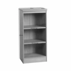 R White Mid Height Bookcase