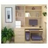 R White Home Office Tall Narrow Desk With Shelving 1 R White Home Office Tall Narrow Desk With Shelving -office furniture shop 1062095366