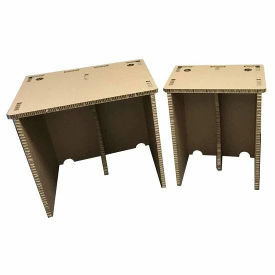 The Paper Hive Pop Up Cardboard Compact Desk 590 X 400mm 7 The Paper Hive Pop Up Cardboard Compact Desk 590 X 400mm - Image 5