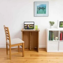 The Paper Hive Pop Up Cardboard Compact Desk 590 X 400mm