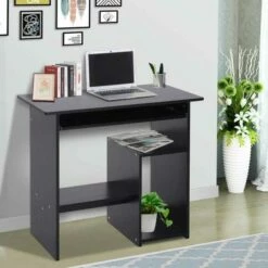 Staines Modern Compact Computer Desk 14 Staines Modern Compact Computer Desk -office furniture shop 1062100051 2