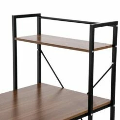 Channing Metal Frame Computer Desk With 4 Tier Bookshelf 15 Channing Metal Frame Computer Desk With 4 Tier Bookshelf -office furniture shop 1062100088 2