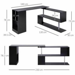 Lennon Rotating Corner Desk With Storage 20 Lennon Rotating Corner Desk With Storage -office furniture shop 1062100095 9
