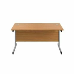 TC Office Single Upright Rectangular Desk Silver Frame 1200mm X 600mm 19 TC Office Single Upright Rectangular Desk Silver Frame 1200mm X 600mm -office furniture shop 1062100165 2