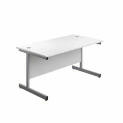 TC Office Single Upright Rectangular Desk Silver Frame 1200mm X 800mm 18 TC Office Single Upright Rectangular Desk Silver Frame 1200mm X 800mm -office furniture shop 1062100170