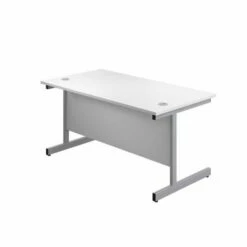 TC Office Single Upright Rectangular Desk Silver Frame 1200mm X 800mm 21 TC Office Single Upright Rectangular Desk Silver Frame 1200mm X 800mm -office furniture shop 1062100170 1