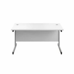 TC Office Single Upright Rectangular Desk Silver Frame 1200mm X 800mm 20 TC Office Single Upright Rectangular Desk Silver Frame 1200mm X 800mm -office furniture shop 1062100170 2