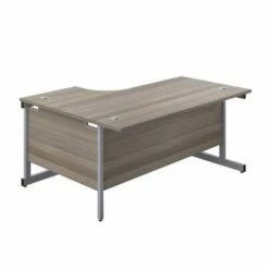 TC Office Single Upright Right Hand Radial Silver Frame Desk 1600mm X 1200mm 17 TC Office Single Upright Right Hand Radial Silver Frame Desk 1600mm X 1200mm -office furniture shop 1062100173 1 1