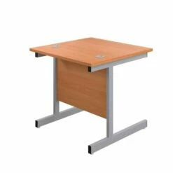 TC Office Single Upright Rectangular Desk Silver Frame 800mm X 800mm 11 TC Office Single Upright Rectangular Desk Silver Frame 800mm X 800mm -office furniture shop 1062100175 1 1