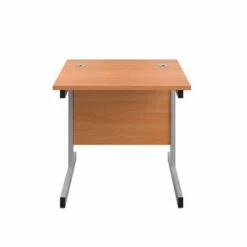 TC Office Single Upright Rectangular Desk Silver Frame 800mm X 800mm 10 TC Office Single Upright Rectangular Desk Silver Frame 800mm X 800mm -office furniture shop 1062100175 2
