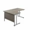 TC Office Silver Cantilever Frame Left Hand Radial Desk 1600x1200mm 2 TC Office Silver Cantilever Frame Left Hand Radial Desk 1600x1200mm -office furniture shop 1062100180