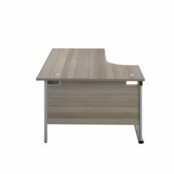 TC Office Silver Cantilever Frame Left Hand Radial Desk 1600x1200mm -office furniture shop 1062100180 3