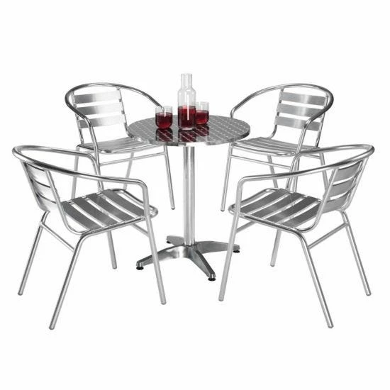 TC Office Plaza Round Aluminium Table 4 TC Office Plaza Round Aluminium Table - Image 2