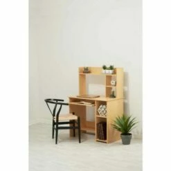 Interiors By PH Home Office Desk With Shelves