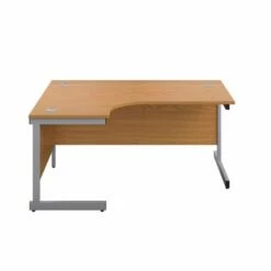 TC Office Single Upright Left Hand Radial Silver Frame Desk 1600mm X 1200mm 20 TC Office Single Upright Left Hand Radial Silver Frame Desk 1600mm X 1200mm -office furniture shop 1062100296 2