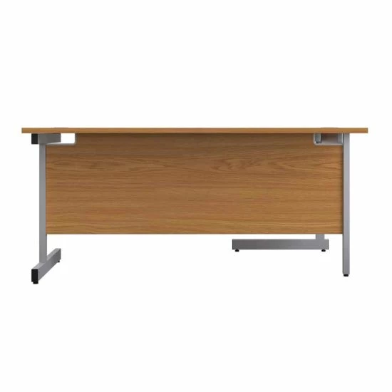 TC Office Single Upright Left Hand Radial Silver Frame Desk 1600mm X 1200mm 12 TC Office Single Upright Left Hand Radial Silver Frame Desk 1600mm X 1200mm - Image 10