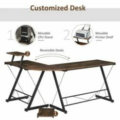 Trelawney Industrial L Shaped Desk -office furniture shop 1062106070 5