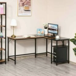 Treleaver Computer Desk With Adjustable Storage Shelf 18 Treleaver Computer Desk With Adjustable Storage Shelf -office furniture shop 1062106071 7