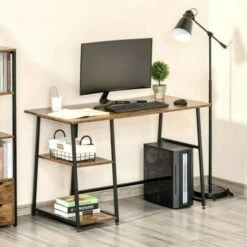 Acrez Writing Desk With 2 Shelves