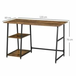 Acrez Writing Desk With 2 Shelves -office furniture shop 1062106085 3