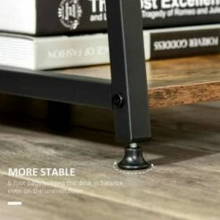 Acrez Writing Desk With 2 Shelves -office furniture shop 1062106085 6