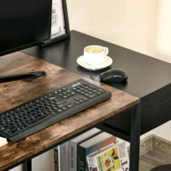 Maranhao Home Office Workstation With PC Stand And Storage 19 Maranhao Home Office Workstation With PC Stand And Storage -office furniture shop 1062106096 9