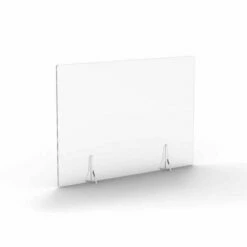 TC Office Clear Free Standing Acrylic Screen 1000mm X 700mm
