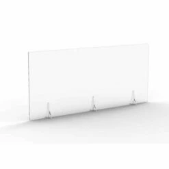 TC Office Clear Free Standing Acrylic Screen 1600mm X 700mm