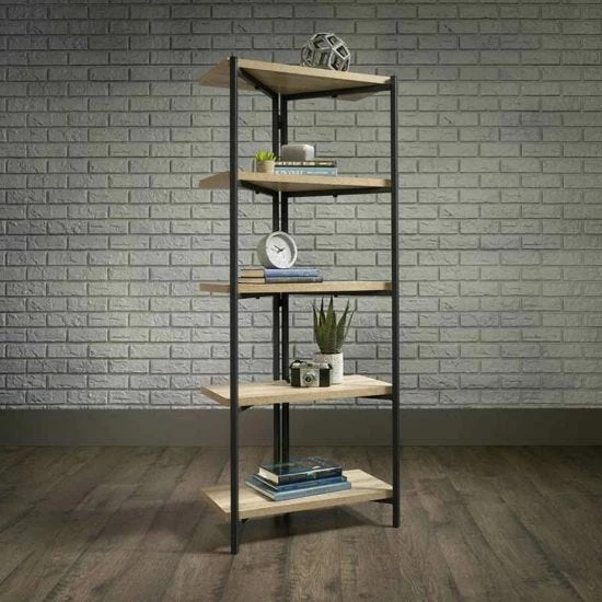 Teknik Office Industrial Style Chunky 4 Shelf Bookcase 4 Teknik Office Industrial Style Chunky 4 Shelf Bookcase - Image 2