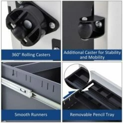 Hudson 3 Drawer Metal Filing Cabinet 17 Hudson 3 Drawer Metal Filing Cabinet -office furniture shop 1062126184 4