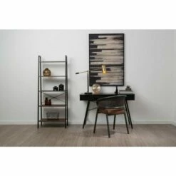 Interiors By PH 5 Tier Ladder Shelving Unit With Metal Frame -office furniture shop 1062126197 5