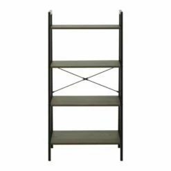 Interiors By PH 4 Tier Ladder Shelving Unit With Metal Frame 14 Interiors By PH 4 Tier Ladder Shelving Unit With Metal Frame -office furniture shop 1062126200 1