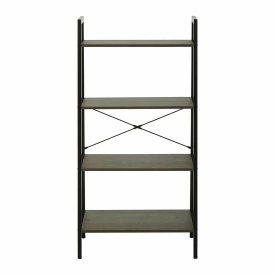 Interiors By PH 4 Tier Ladder Shelving Unit With Metal Frame 5 Interiors By PH 4 Tier Ladder Shelving Unit With Metal Frame - Image 3
