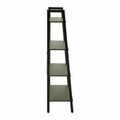 Interiors By PH 4 Tier Ladder Shelving Unit With Metal Frame 15 Interiors By PH 4 Tier Ladder Shelving Unit With Metal Frame -office furniture shop 1062126200 2