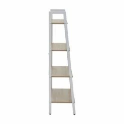 Interiors By PH 4 Tier Ladder Shelving Unit With Metal Frame 21 Interiors By PH 4 Tier Ladder Shelving Unit With Metal Frame -office furniture shop 1062126201 2