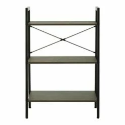 Interiors By PH 3 Tier Ladder Shelving Unit With Metal Frame 14 Interiors By PH 3 Tier Ladder Shelving Unit With Metal Frame -office furniture shop 1062126203 1