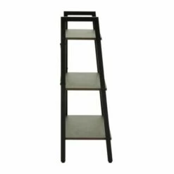 Interiors By PH 3 Tier Ladder Shelving Unit With Metal Frame 15 Interiors By PH 3 Tier Ladder Shelving Unit With Metal Frame -office furniture shop 1062126203 2