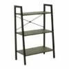 Interiors By PH 3 Tier Ladder Shelving Unit With Metal Frame